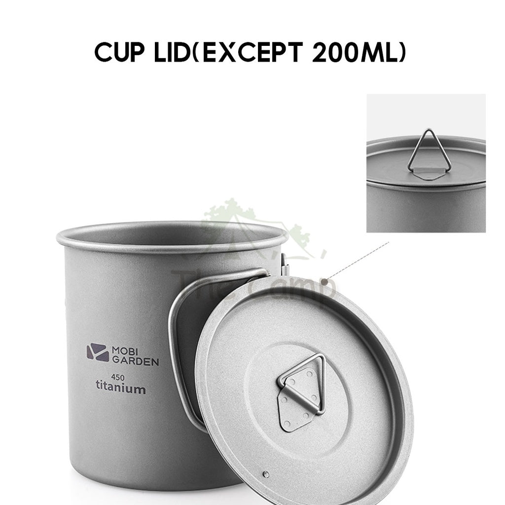 Mobi Garden Titanium Series Product Cup Bowl Cutlery Set Fork Spoon Knife Cookware Utensil