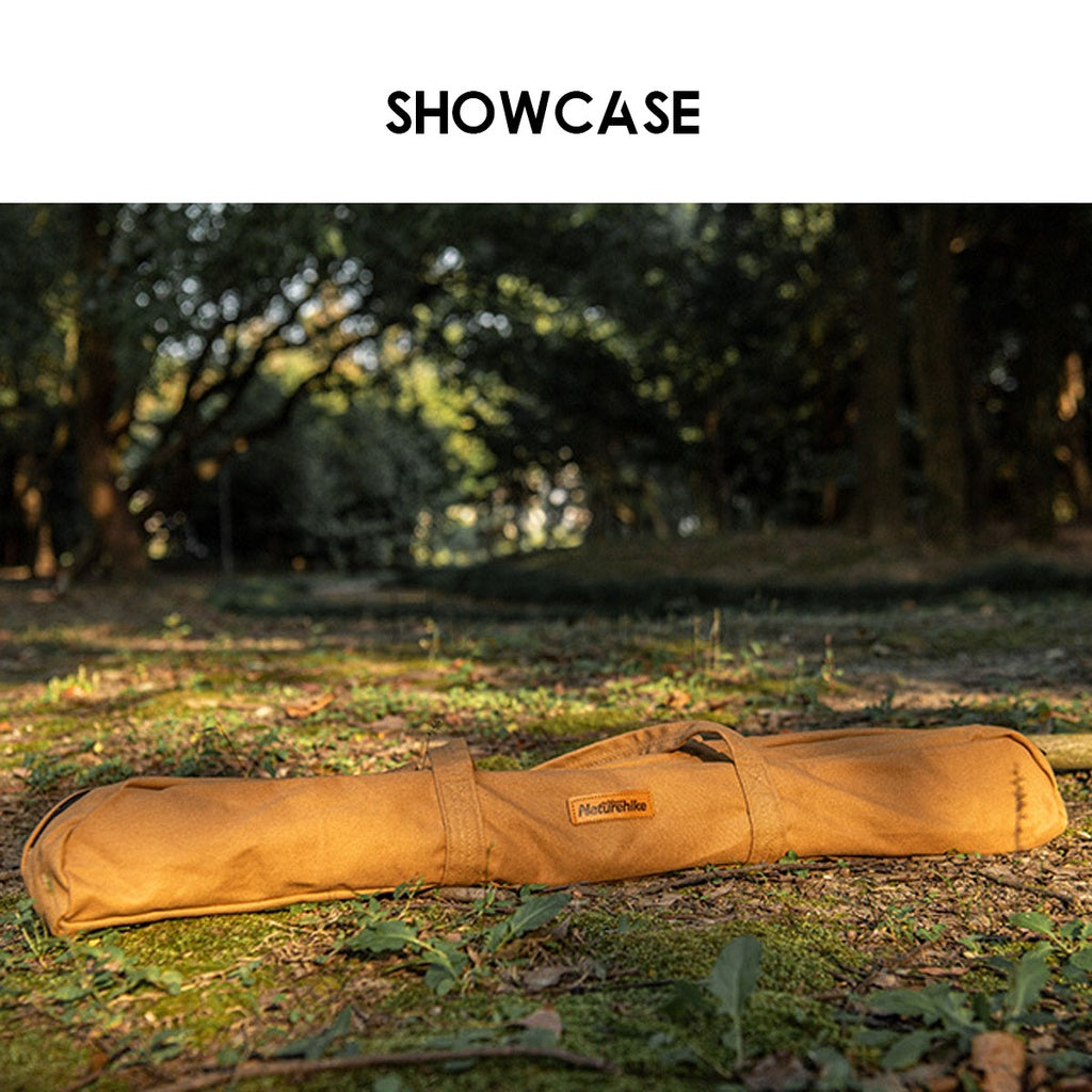 Naturehike Pole Storage Bag Portable Outdoor Flysheet Tarp Pole Bag Canvas Wear-resistant Tent Rod Bag Camping