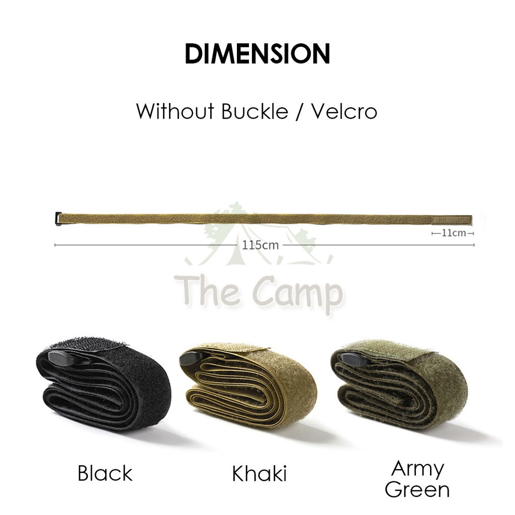 Multipurpose Velcro Belt Buckle Storage Strap Strong Grip Outdoor Camping Hiking Straps Tie