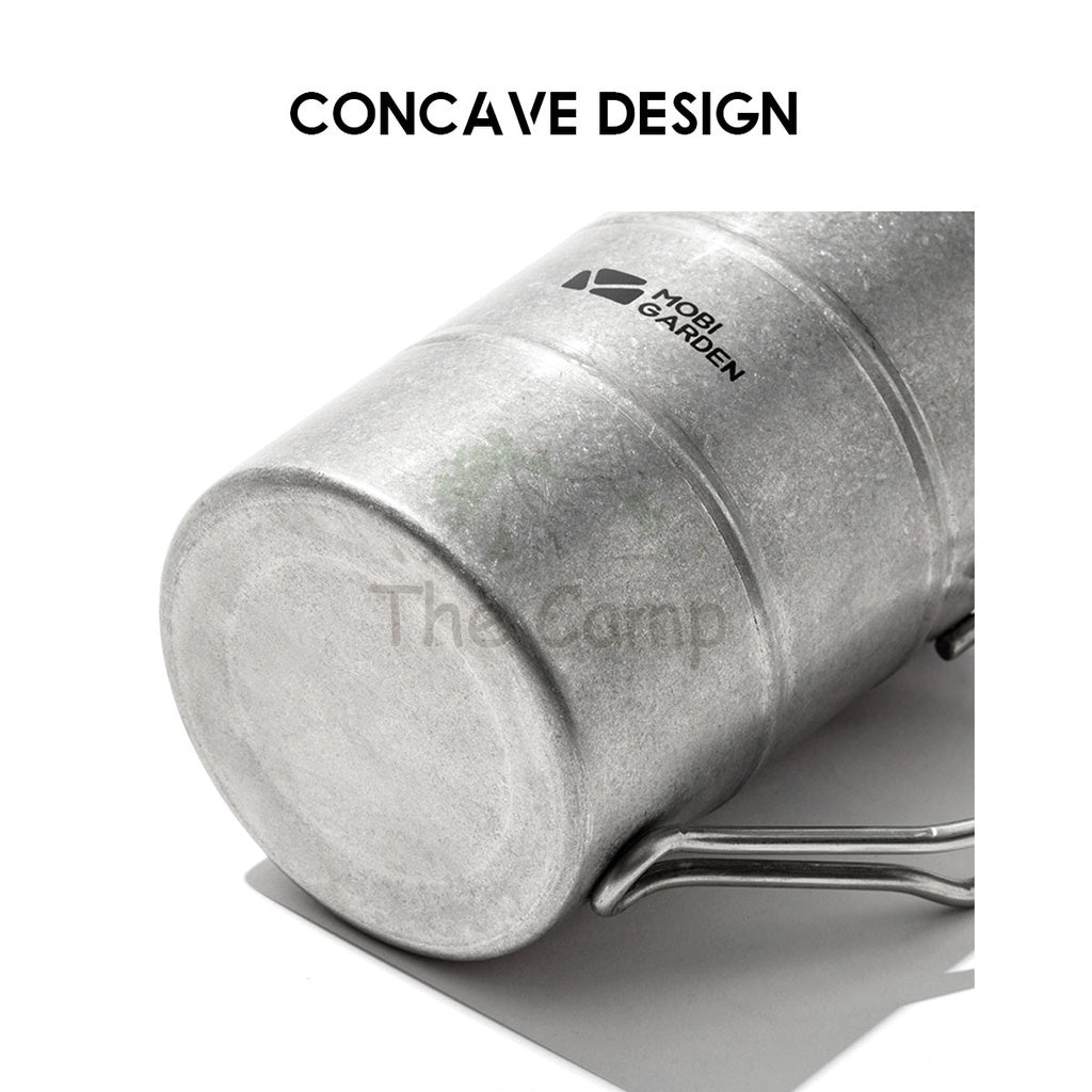 Mobi Garden Stainless Steel Cup Vintage Design 350ml Camping Picnic Table Peg Tent Flysheet Tent Pole Nail Bed Mattress