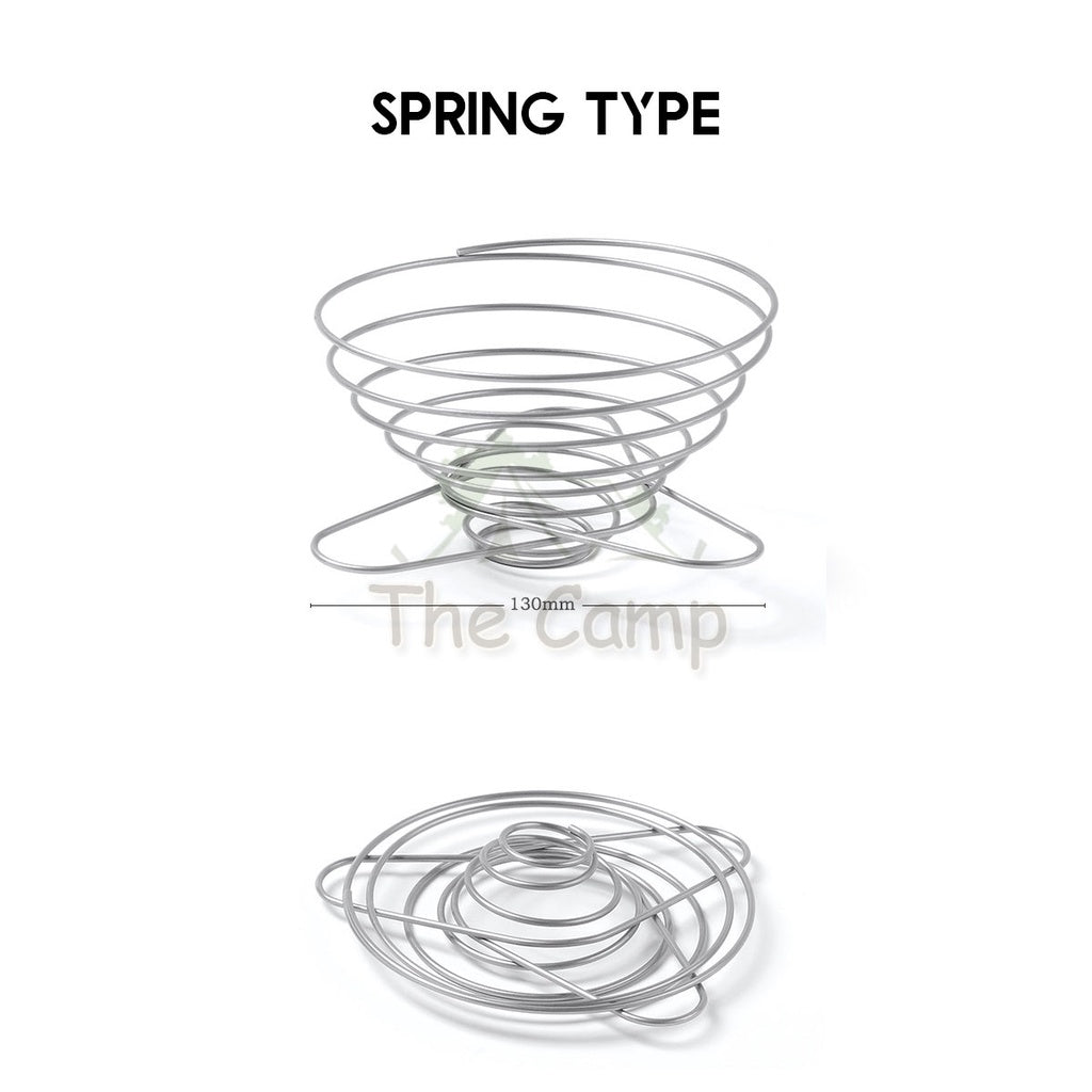 Portable Coffee Filter Dripper Holder Stainless Steel Outdoor Reusable Foldable Rack Camping Hiking Penapis