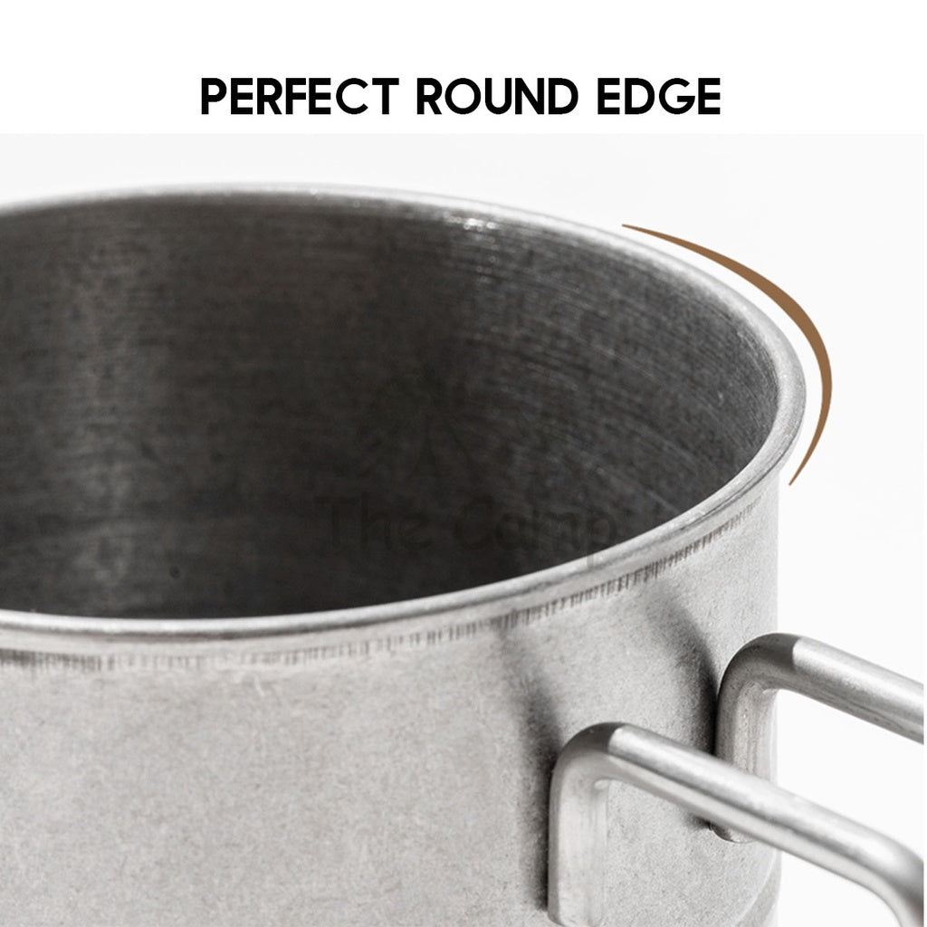Mobi Garden Stainless Steel Cup Vintage Design 350ml Camping Picnic Table Peg Tent Flysheet Tent Pole Nail Bed Mattress