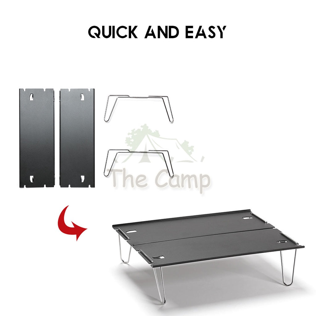Camping Foldable Aluminium Table Portable Mini Small Coffee Table
