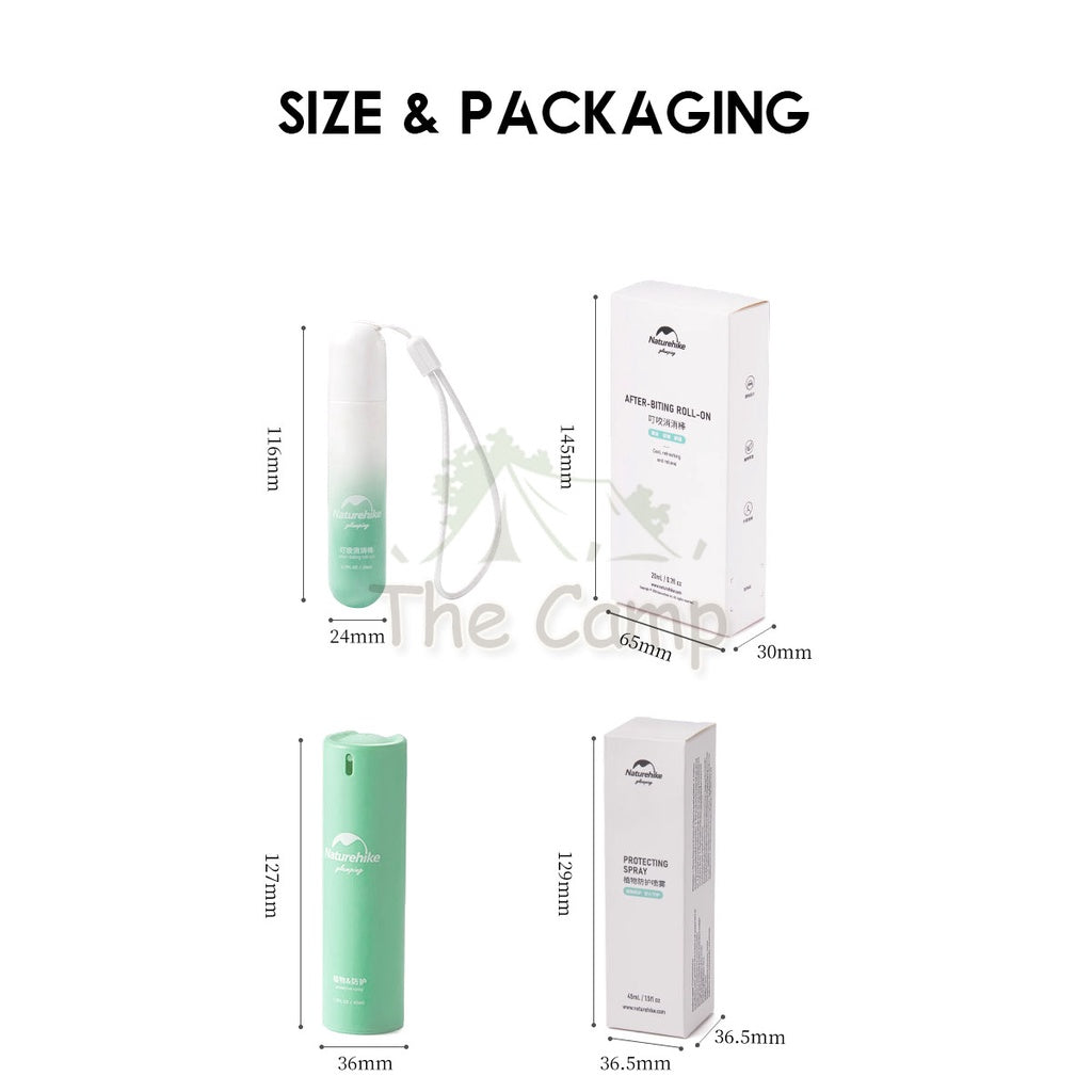 Naturehike Mosquito Repellent Spray & Roll On Anti Itchy Soothing Stick Repeller Camping Hiking Picnic