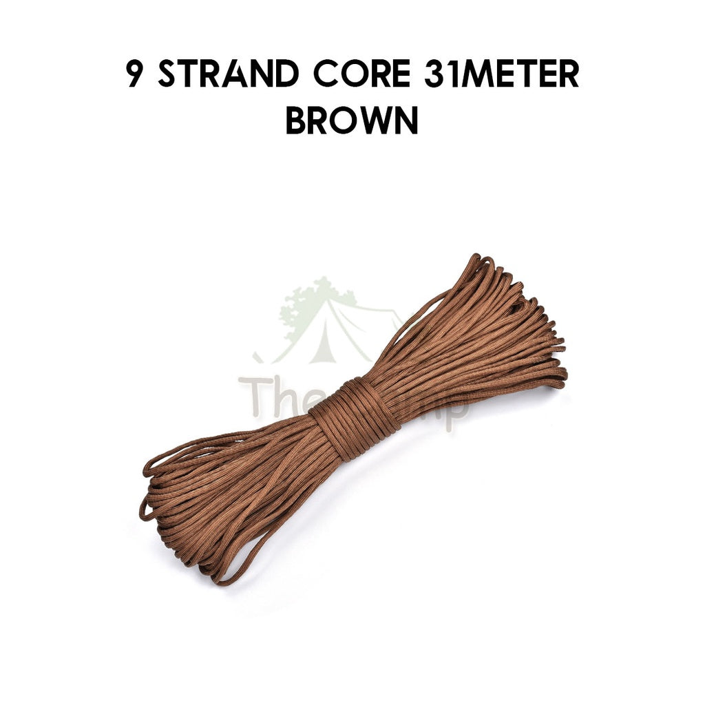 9 / 10 Strand Core 4mm 31m 100m Paracord Rope Parachute Cord Military Standard Lanyard Flysheet Tarp Tent Camping Survi