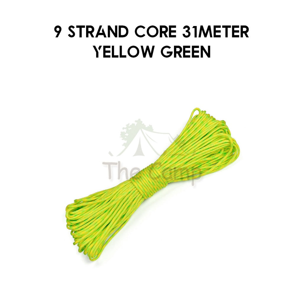 9 / 10 Strand Core 4mm 31m 100m Paracord Rope Parachute Cord Military Standard Lanyard Flysheet Tarp Tent Camping Survi
