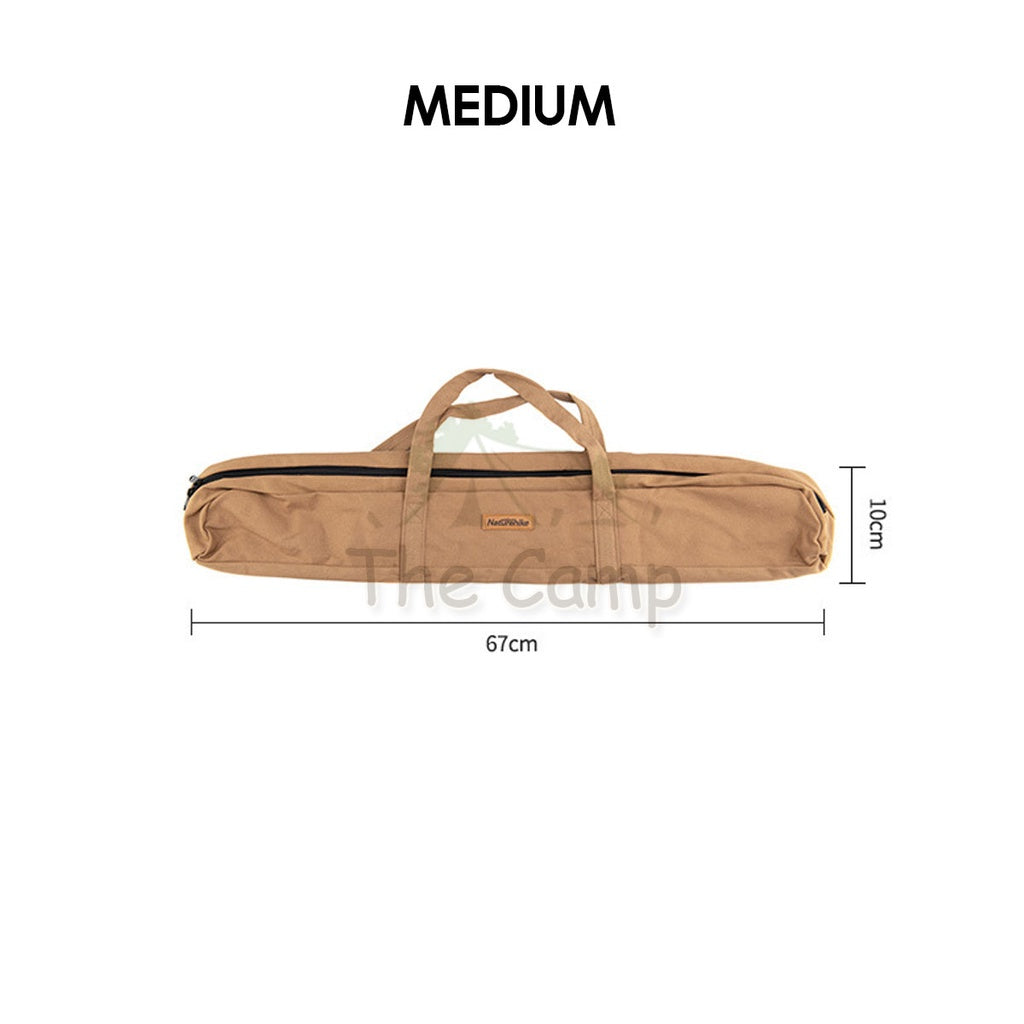 Naturehike Pole Storage Bag Portable Outdoor Flysheet Tarp Pole Bag Canvas Wear-resistant Tent Rod Bag Camping