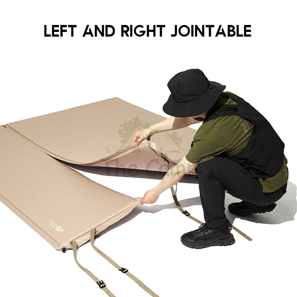 Mobi Garden Camping Auto Inflate Sponge Bed Mattress Inflatable Single Double Outdoor Foldable Family Naturehike