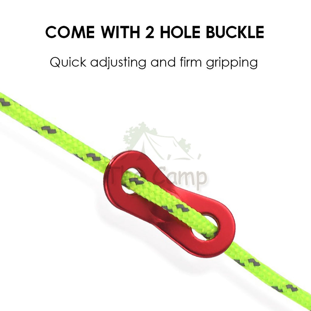 Camping 4mm / 5mm Super Reflecitive 4meter or 8meter Paracord Rope Pulley Adjuster Flysheet Tarp Tent Camp Hiking Pole