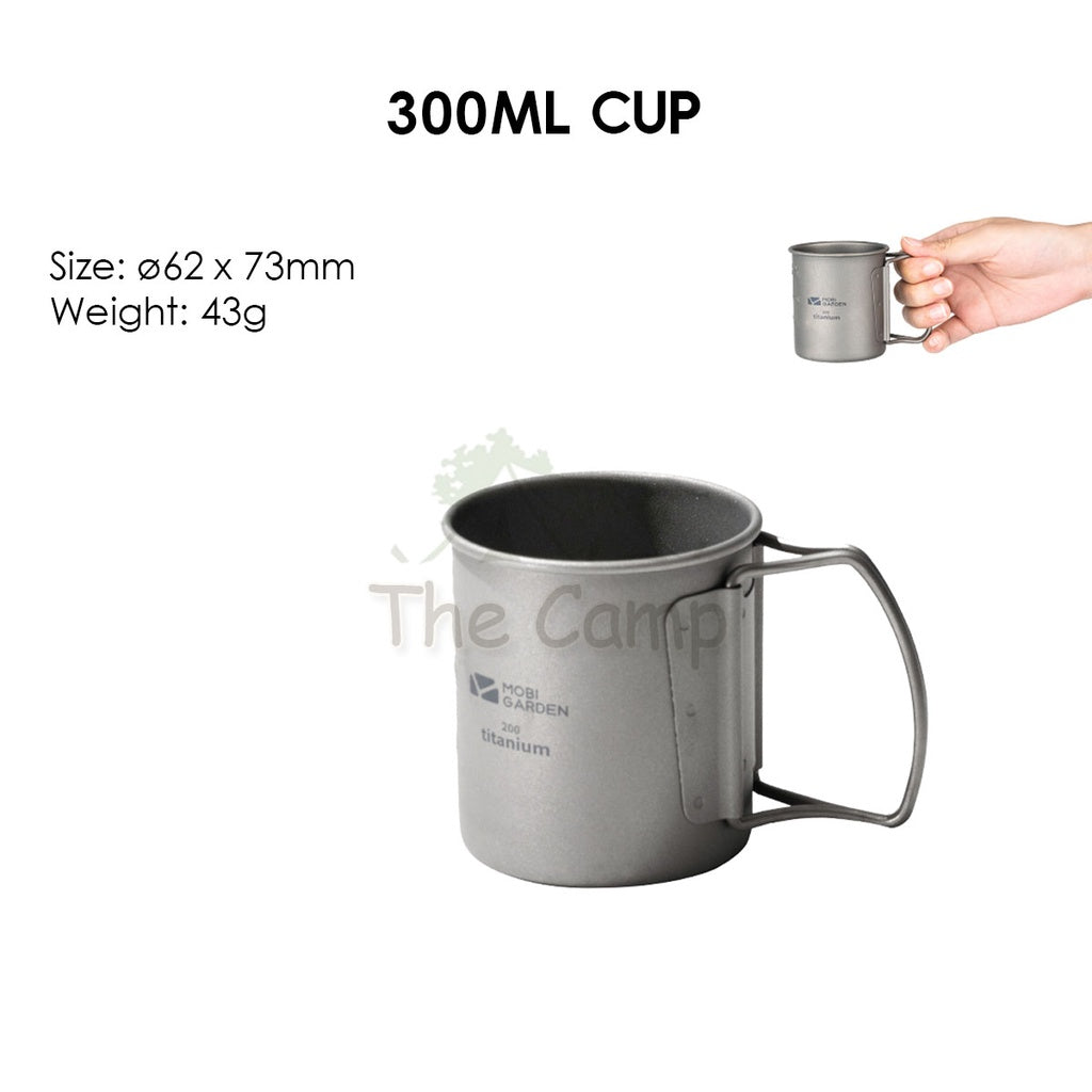 Mobi Garden Titanium Series Product Cup Bowl Cutlery Set Fork Spoon Knife Cookware Utensil