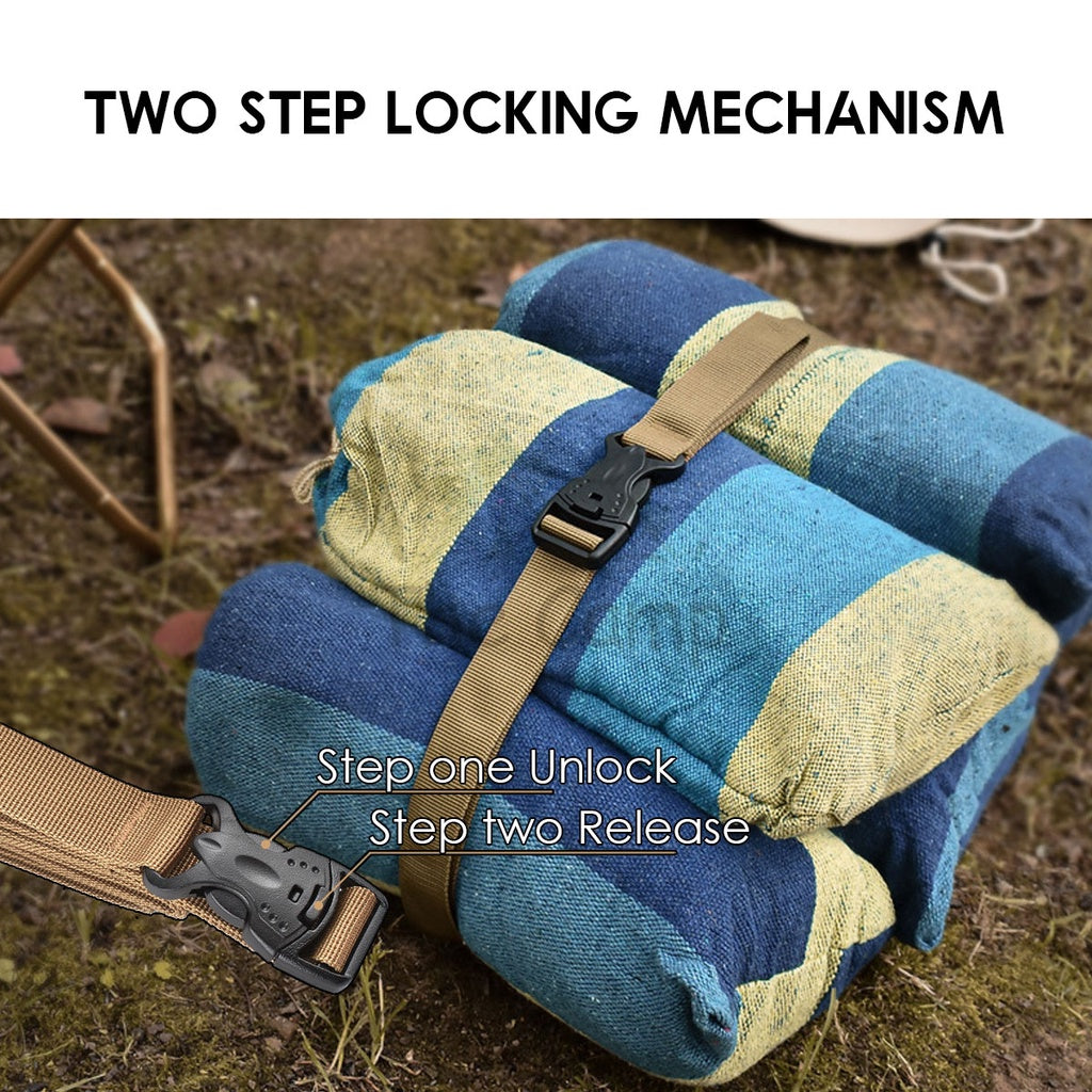 Multipurpose Velcro Belt Buckle Storage Strap Strong Grip Outdoor Camping Hiking Straps Tie