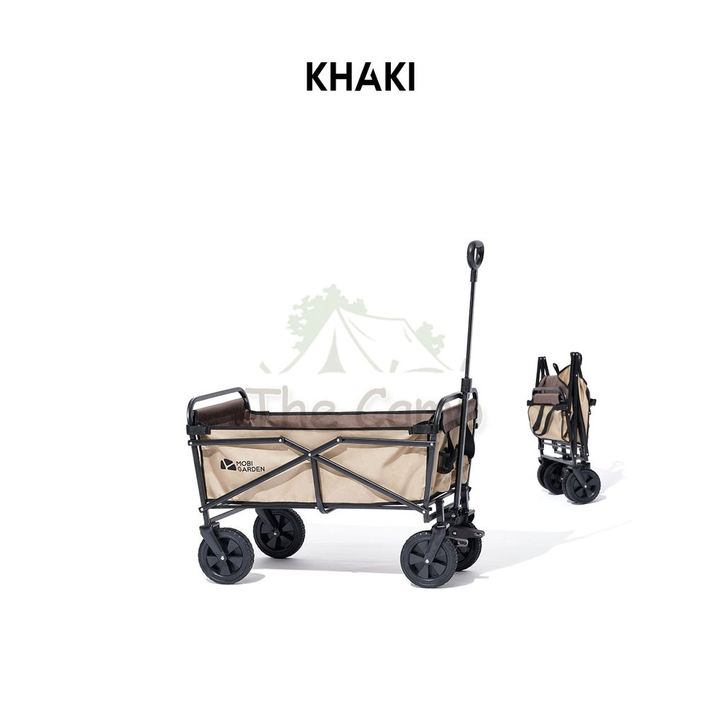 Mobi Garden 2022 Camping Portable Trolley Wagon with Brake 100L Folding Foldable Outdoor Tent Flysheet Table Naturehike