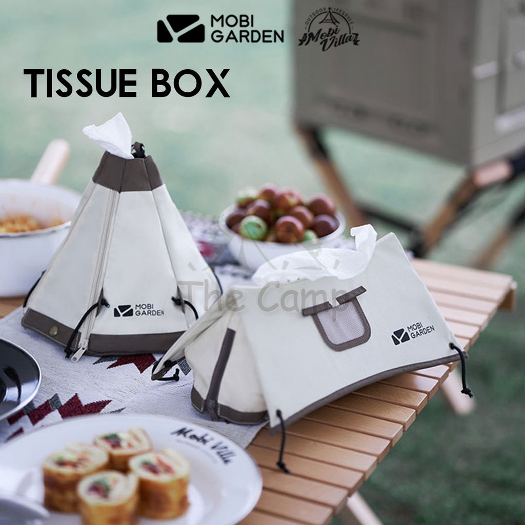 Mobi Garden Tissue Box Cotton Waterproof Exquisite Shape Tent Paper Roll Camping Picnic Hiking Cute Design Naturehike