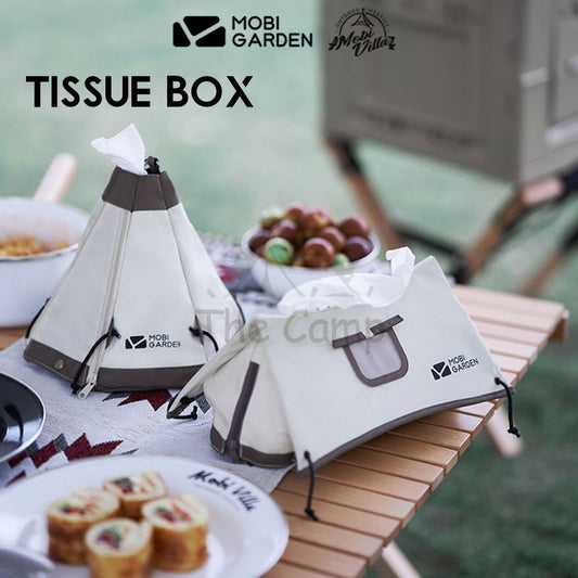 Mobi Garden Tissue Box Cotton Waterproof Exquisite Shape Tent Paper Roll Camping Picnic Hiking Cute Design Naturehike