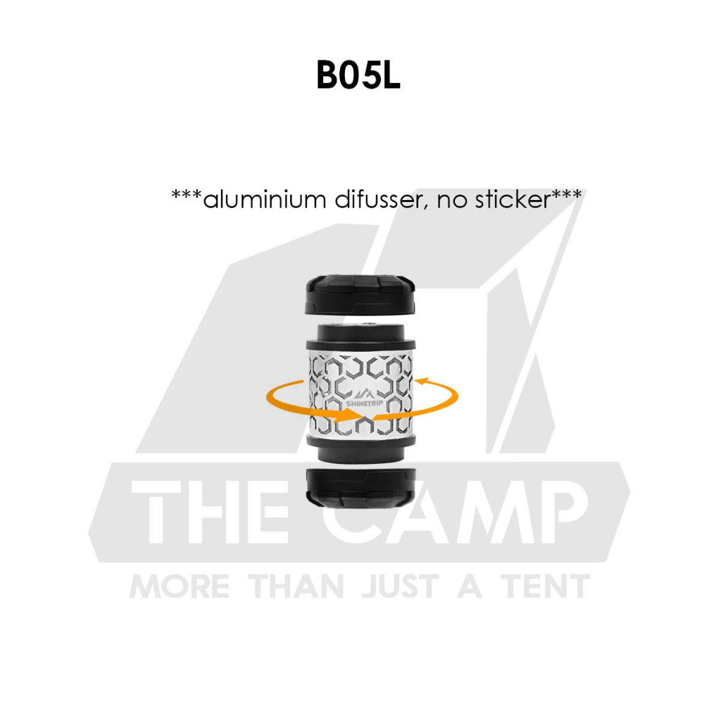 Shinetrip 19 Tornado Light Rotating Lamp Outdoor Camping Tactical Style Free Sticker Tripod Magnet Hanging Lanyard Strap