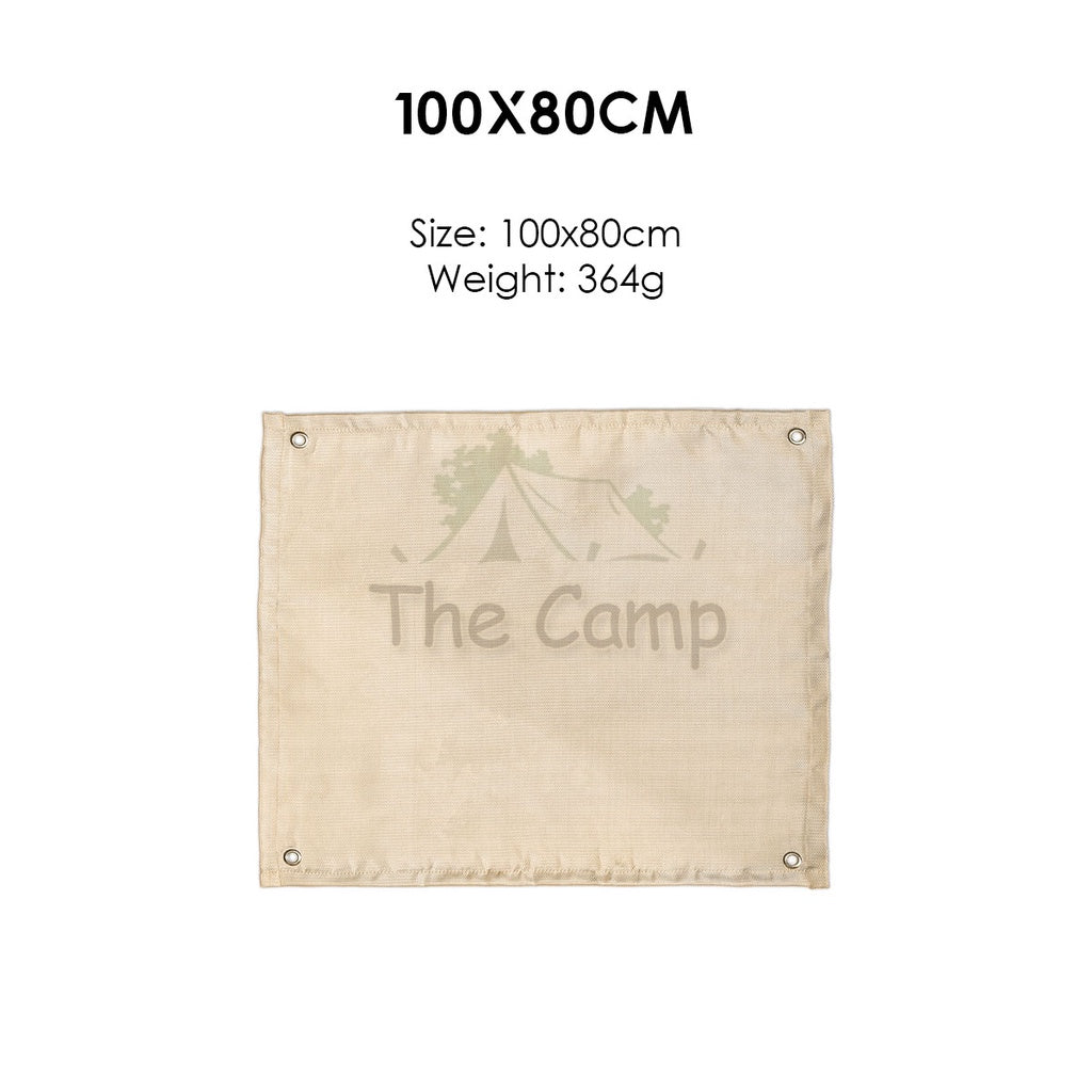 Outdoor Camping Fireproof Mat Cloth BBQ Fiberglass Fire Blanket Insulation Silicone Resistant Flame Retardant Fiber Glas