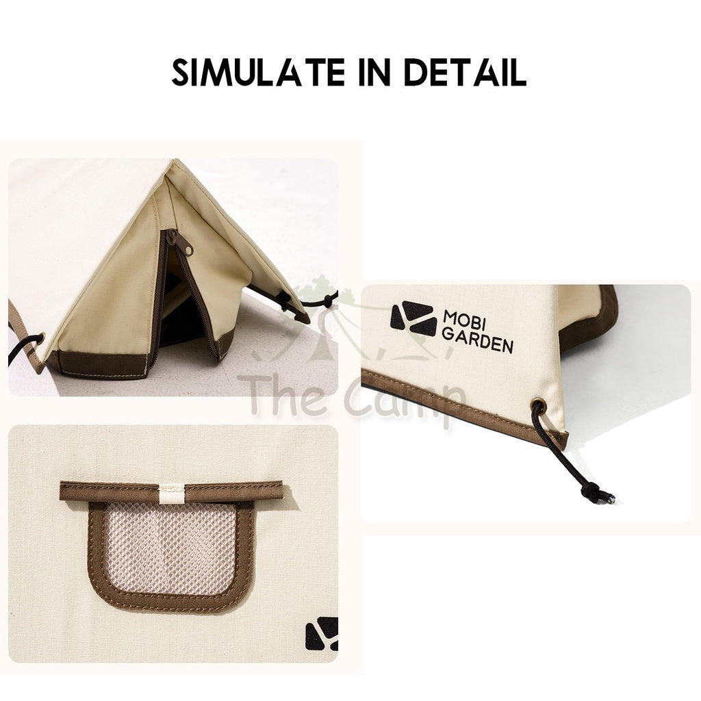 Mobi Garden Tissue Box Cotton Waterproof Exquisite Shape Tent Paper Roll Camping Picnic Hiking Cute Design Naturehike