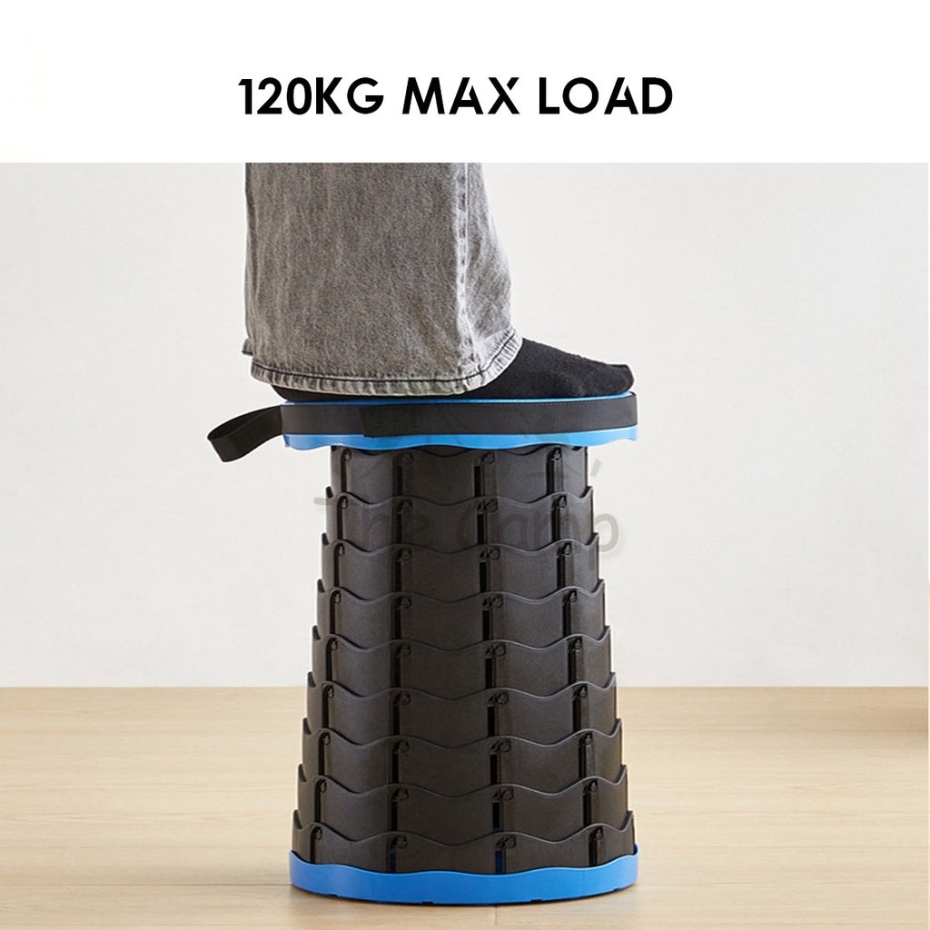 Heavy Duty Telescopic Portable Stool Camping Chair Lightweight Retractable Collapsible Folding Foldable Fishing Outdoor