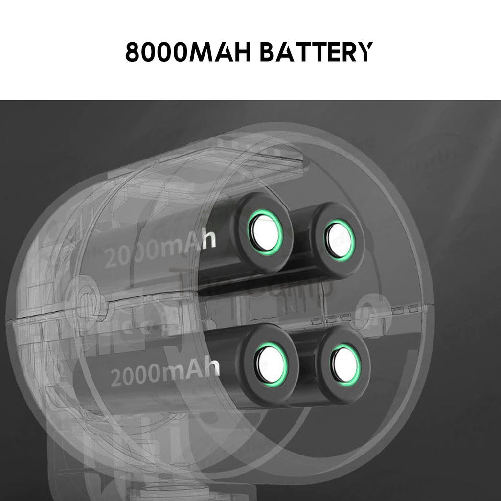 Naturehike Outdoor Multifunctional Portable Camping Fan with Magnetic LED Light Tripod Hanging Chair Tent Table Flysheet
