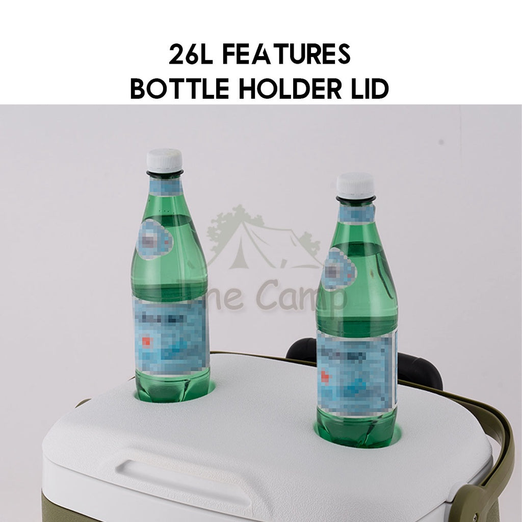 Mobi Garden Portable Cooler Box Ice Box Camping Outdoor Picnic Insulated Food Trolley Storage Box 17L 26L Freezer