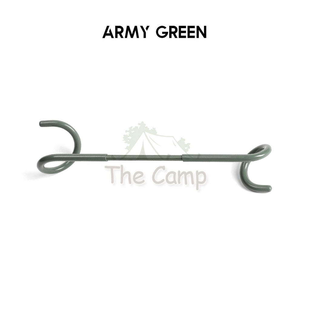 Camping 2-way Lamp Hanger Multipurpose Hook Aluminum Alloy Post Tent Pole Lantern Light Holder Portable Anti Slip
