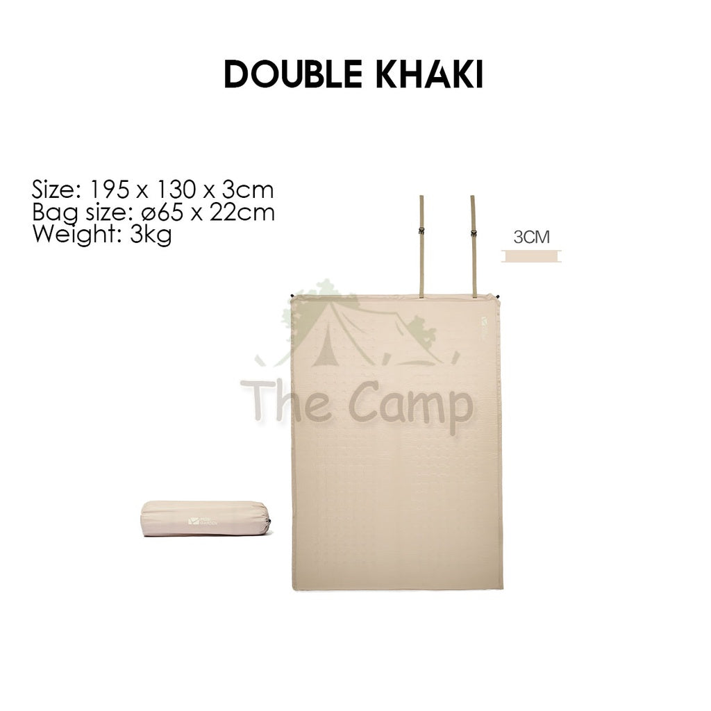 Mobi Garden Camping Auto Inflate Sponge Bed Mattress Inflatable Single Double Outdoor Foldable Family Naturehike