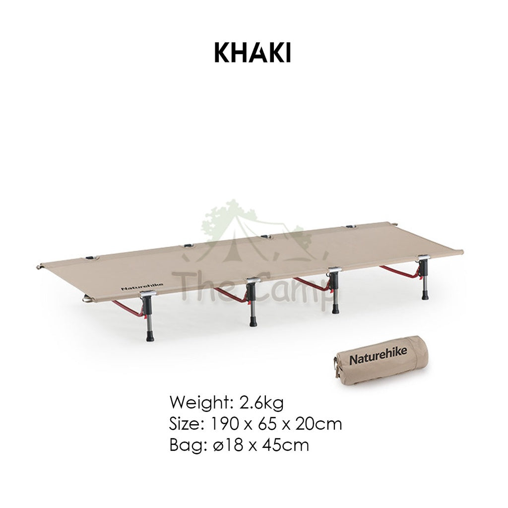 Naturehike Camping Cot Ultralight Foldable Sleeping Mat Outdoor Bed Mattress Tent Flysheet Peg Nail Table DY Chair Pole