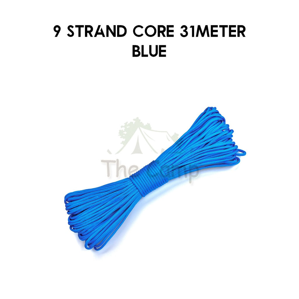 9 / 10 Strand Core 4mm 31m 100m Paracord Rope Parachute Cord Military Standard Lanyard Flysheet Tarp Tent Camping Survi