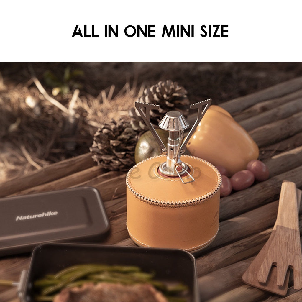 Naturehike Ultralight Mini Foldable Stove Head Portable Outdoor All In One Gas Stove Burner Camping Cooking