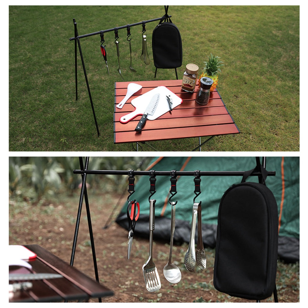 9 in 1 Cooking Utensil Kit Camping Picnic Cookware Hiking Knife Spoon Fork Stove Cooking Spatula Utensils
