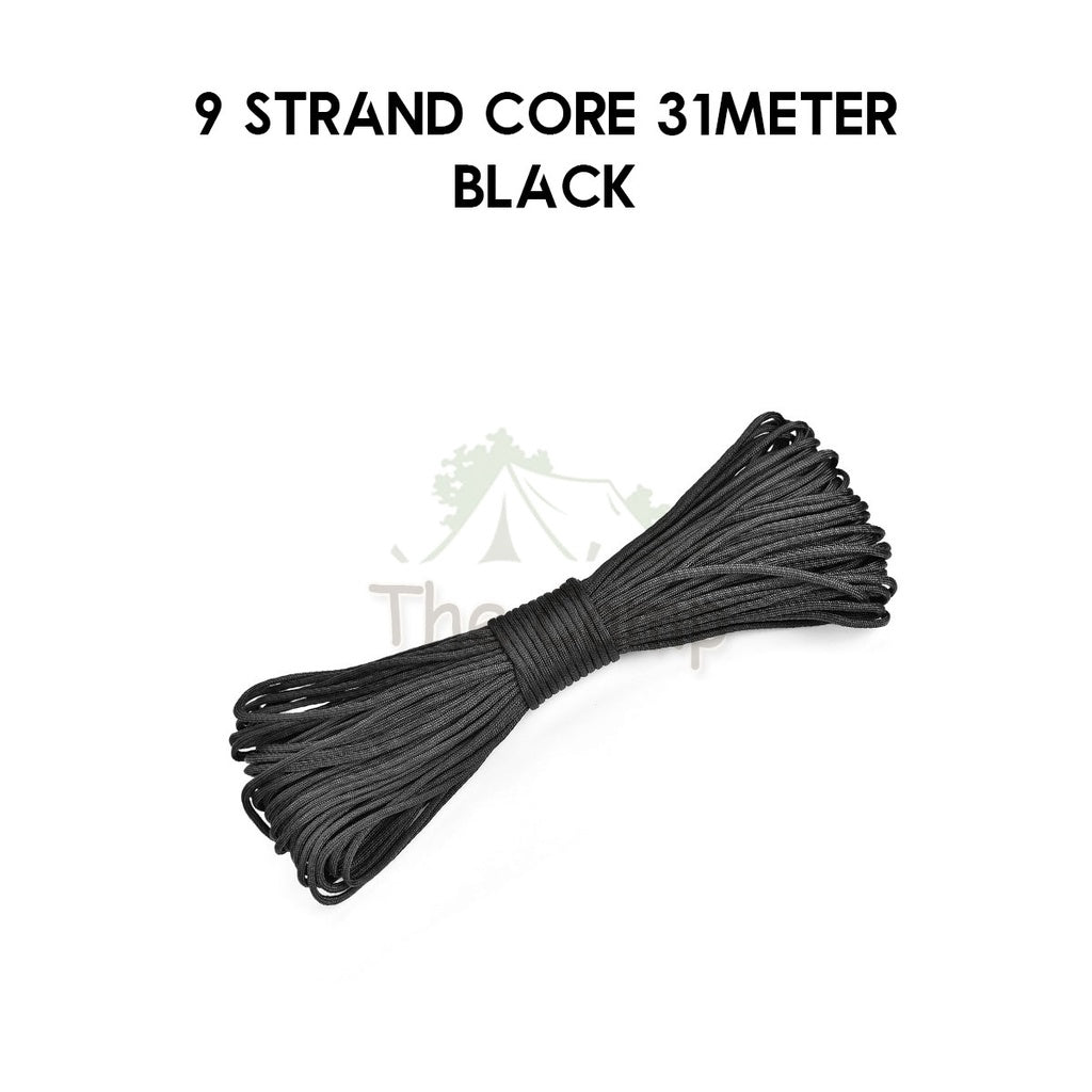 9 / 10 Strand Core 4mm 31m 100m Paracord Rope Parachute Cord Military Standard Lanyard Flysheet Tarp Tent Camping Survi