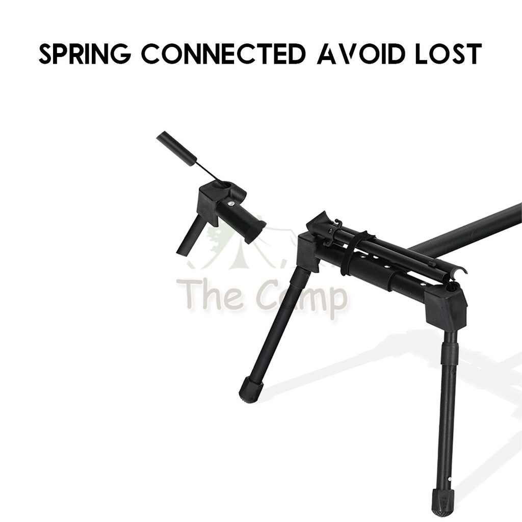 Blackdog Adjustable Aluminium Alloy Folding Table Foldable Wagon Table Top Tabletop Black Tent Pole Tarp Camping Chair