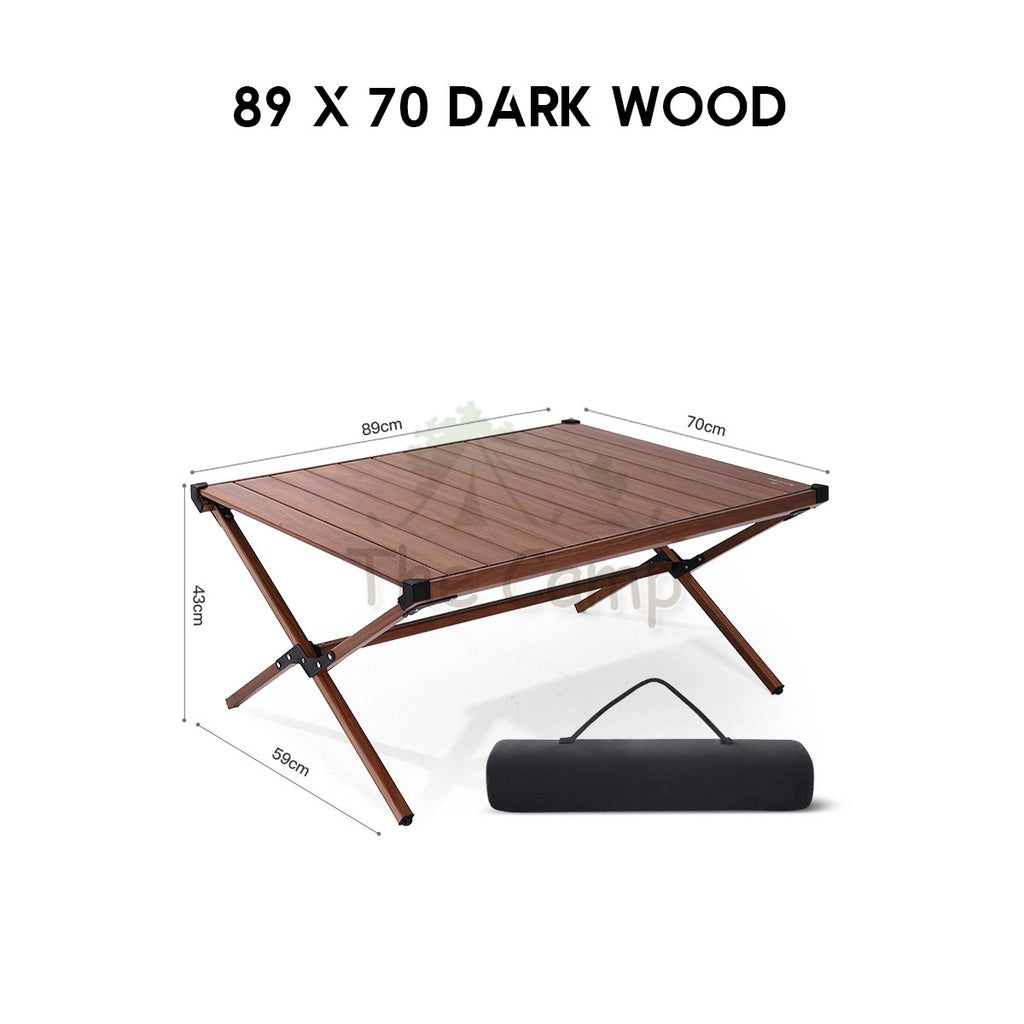 New 2022 Outdoor Folding Aluminium Table Portable Foldable Camping Picnic Nail Flysheet Tent Peg Pole Chair Big Black
