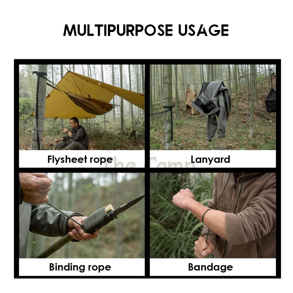 9 / 10 Strand Core 4mm 31m 100m Paracord Rope Parachute Cord Military Standard Lanyard Flysheet Tarp Tent Camping Survi