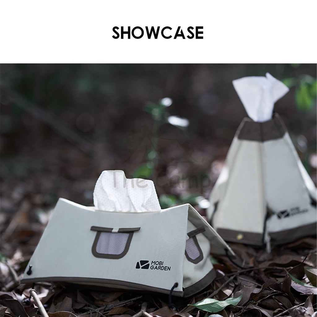 Mobi Garden Tissue Box Cotton Waterproof Exquisite Shape Tent Paper Roll Camping Picnic Hiking Cute Design Naturehike