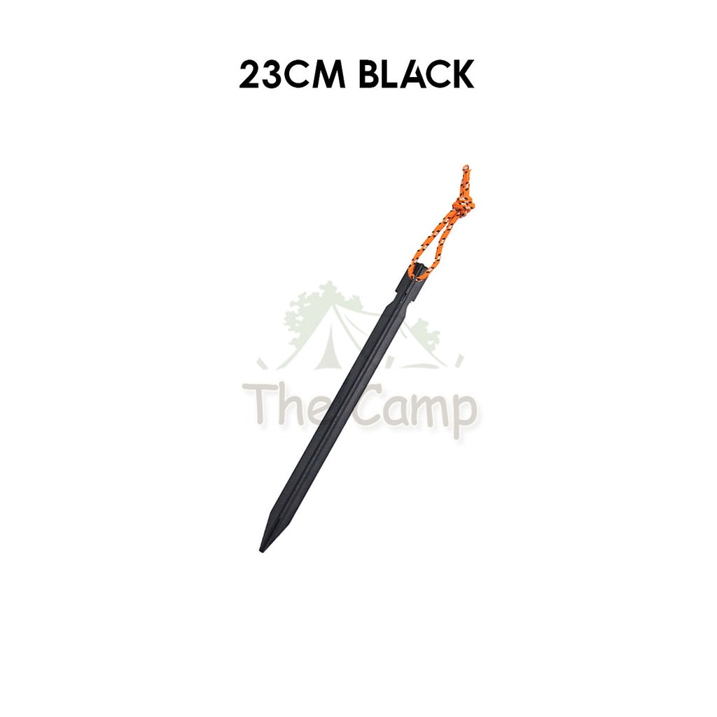 Aluminium Alloy Tent Peg 18cm 23cm with Rope Sand Hexagon Ultralight Stake Camping Sand Flysheet Nail Tarp Awning Beach