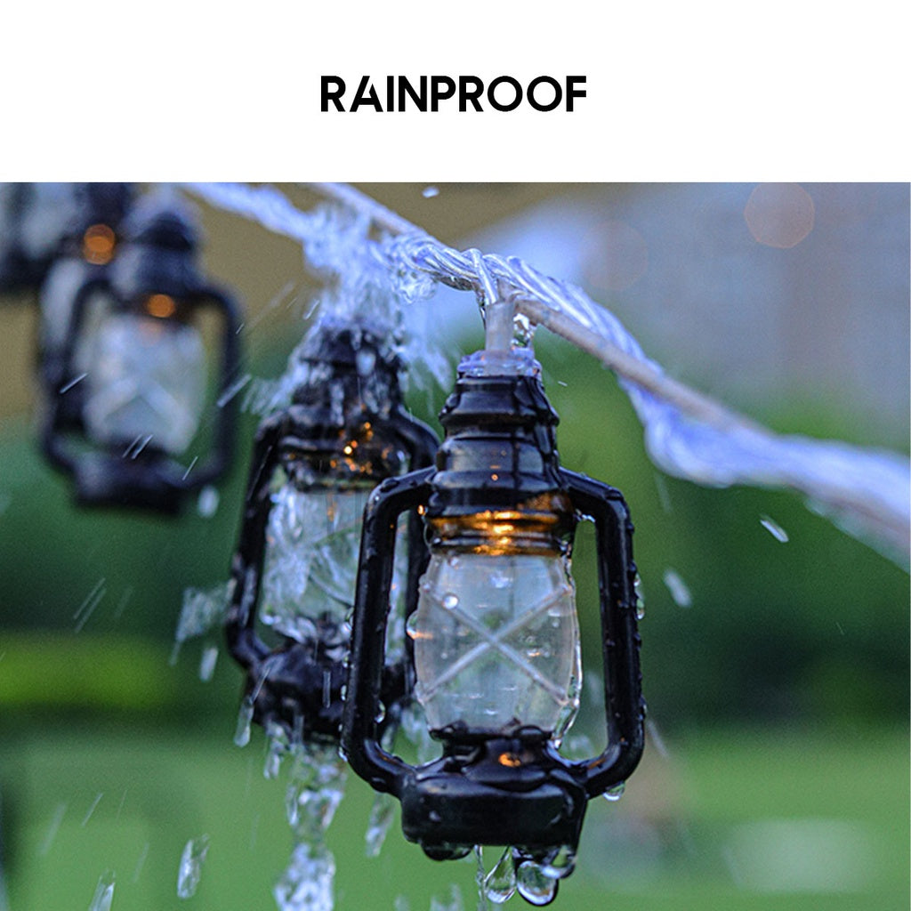 Outdoor LED Fairy Light Bulb Kerosene Solar Design Ball String USB Battery 5m 6m Camping Wedding Decoration Xmas