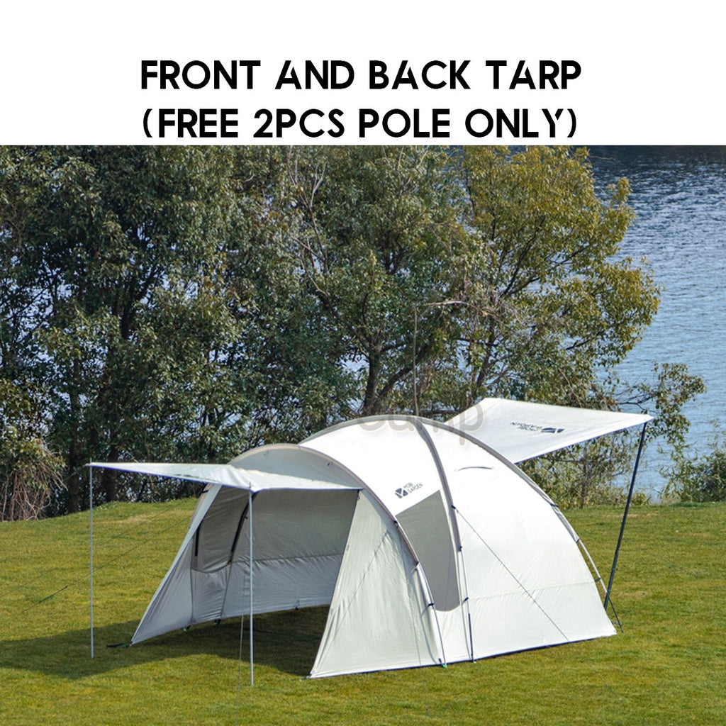 Mobi Garden Back Room Tent 1 Hall 1 Room Large Space 4 5 6 People Quick Fast Rainproof Outdoor Camping Browns Naturehike