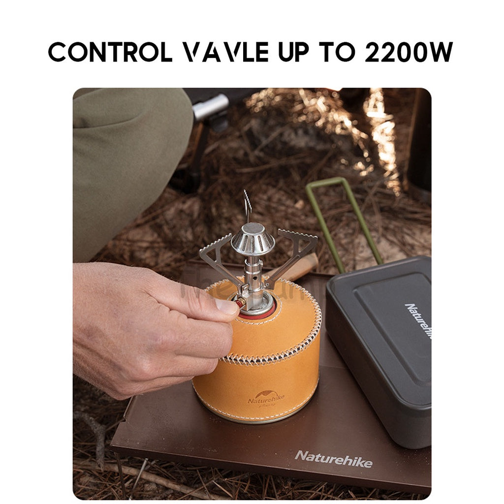 Naturehike Ultralight Mini Foldable Stove Head Portable Outdoor All In One Gas Stove Burner Camping Cooking