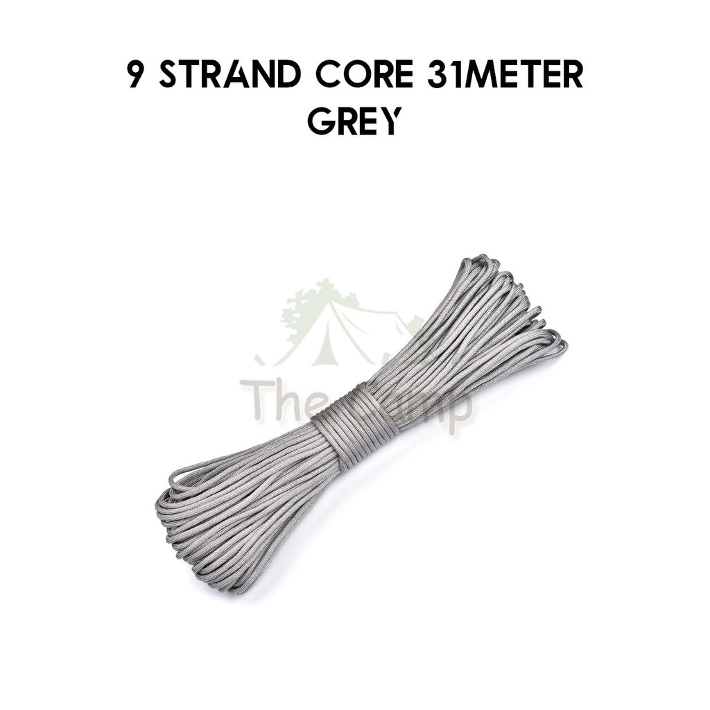 9 / 10 Strand Core 4mm 31m 100m Paracord Rope Parachute Cord Military Standard Lanyard Flysheet Tarp Tent Camping Survi