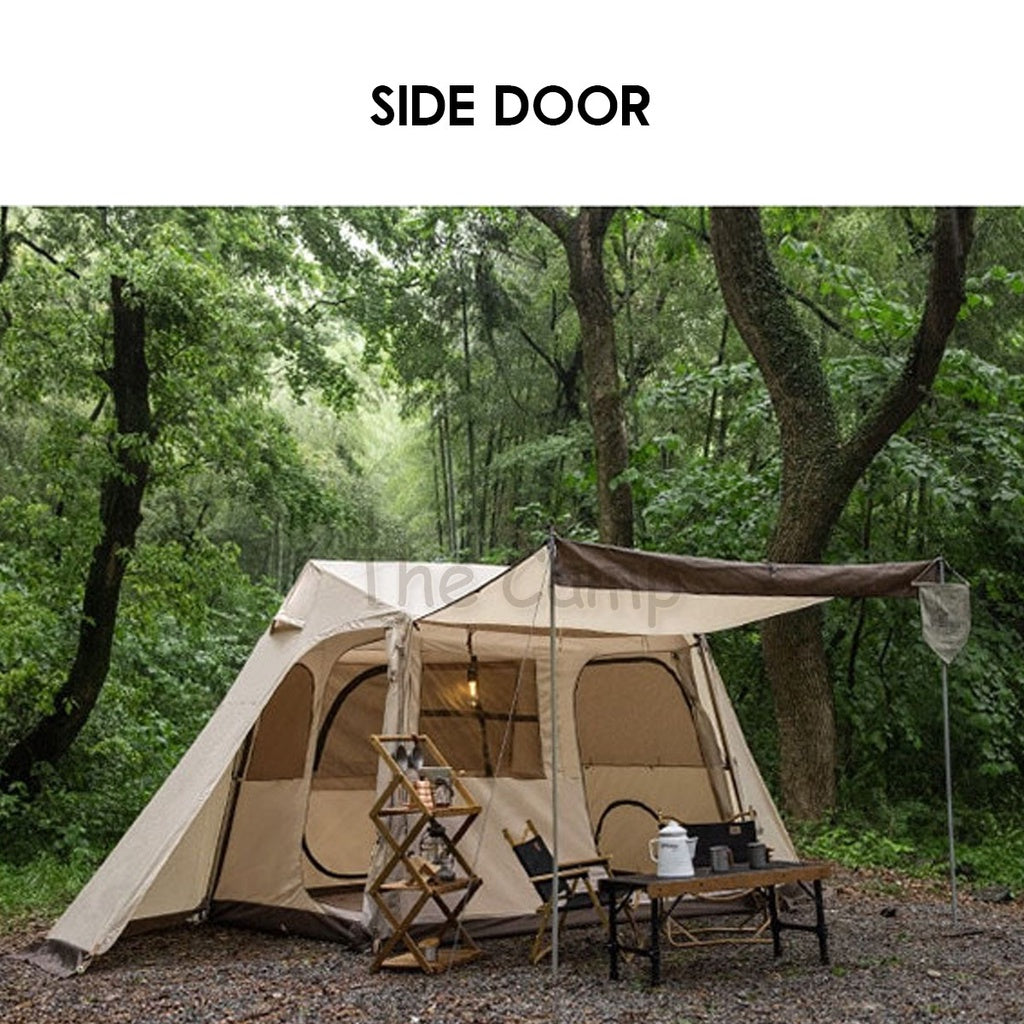 Naturehike Village 5 Upgraded Version Snow Skirt Automatic Camping Tent Large Chair Flysheet Table Tarp Peg Nail Pole