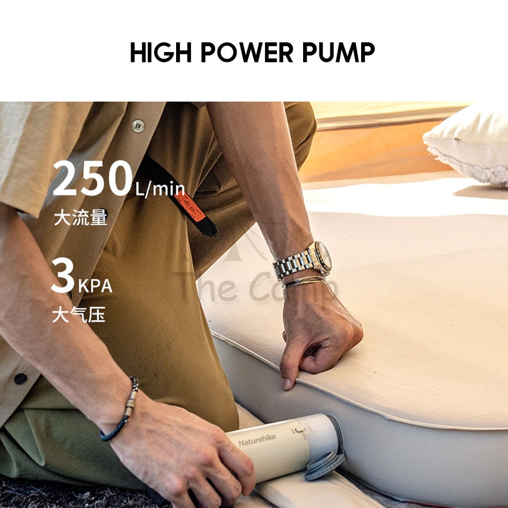 Naturehike Car Vacuum Cleaner Air Pump Light Power Bank Inflate or Deflate Multipurpose Multifunctional Tent Flysheet LE