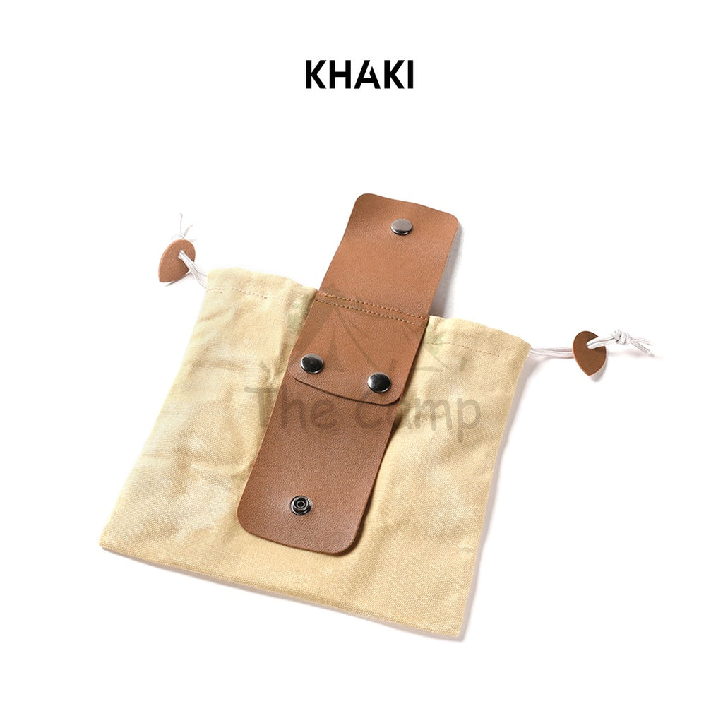 Outdoor Multipurpose Pouch Nail Tent Peg Camping Portable Multifunction Bag Foldable Fruit Bag Khaki Camo