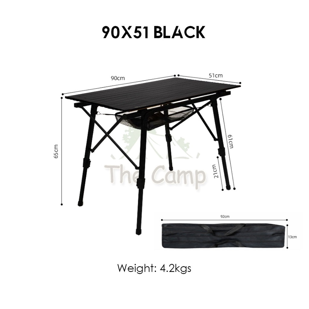 Outdoor Adjustable Height Folding Aluminium Table Portable All Terrain Foldable Camping Picnic Nail Flysheet Tent Peg