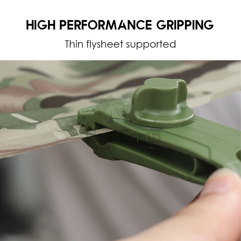 Heavy Duty Flysheet Clip Tarp Clip Tent Crocodile Clip Shark Clamp Outdoor Tarpaulin Clips Awning Paracord Rope