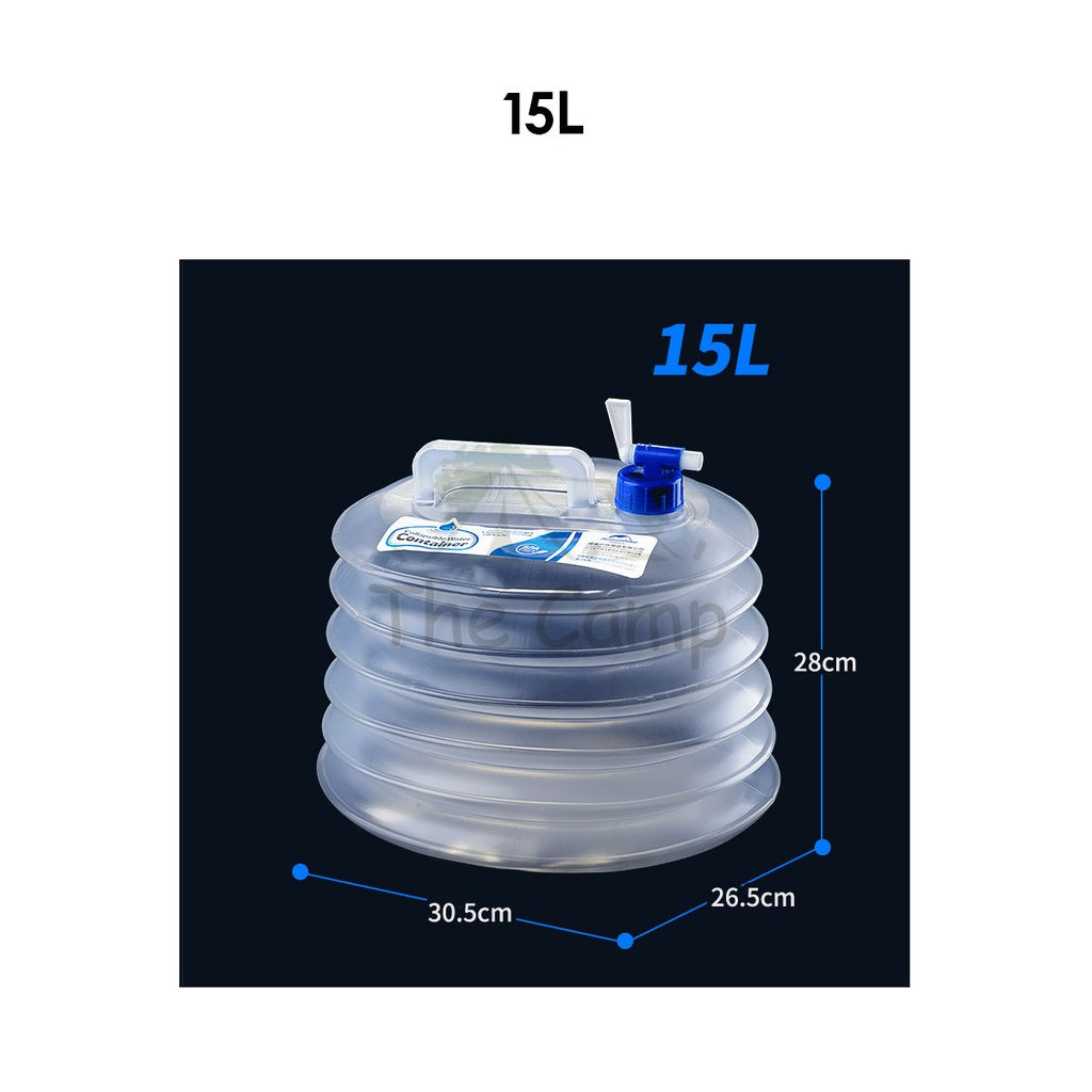 Naturehike Folding Collapsible Water Bucket with Tap Picnic Hiking Camping Container Tent Mobi Garden Travel Fishing