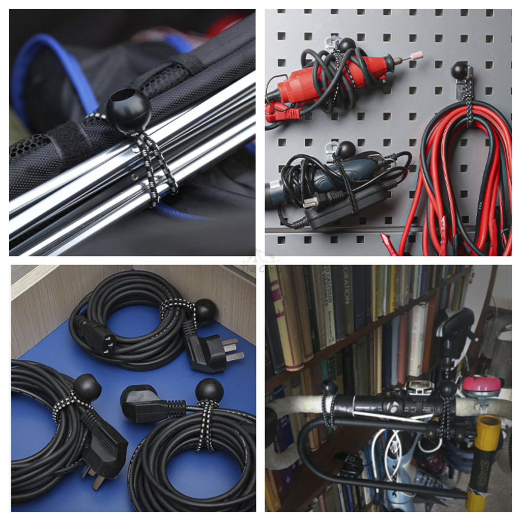 Elastic Bungee Cord Tie Storage Multi Function Tarp Elastic Cord Rope Curtain Tie Camping Bungees Tarpaulins