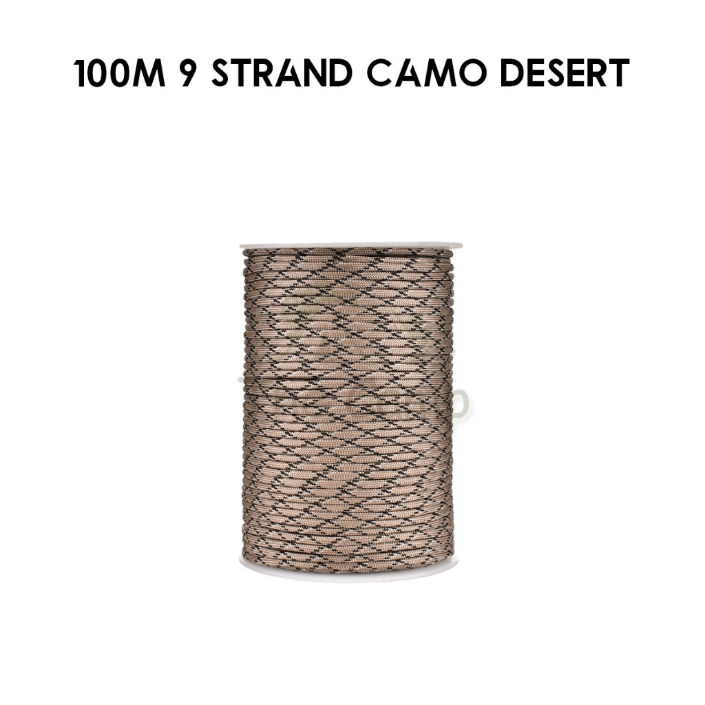 9 / 10 Strand Core 4mm 31m 100m Paracord Rope Parachute Cord Military Standard Lanyard Flysheet Tarp Tent Camping Survi