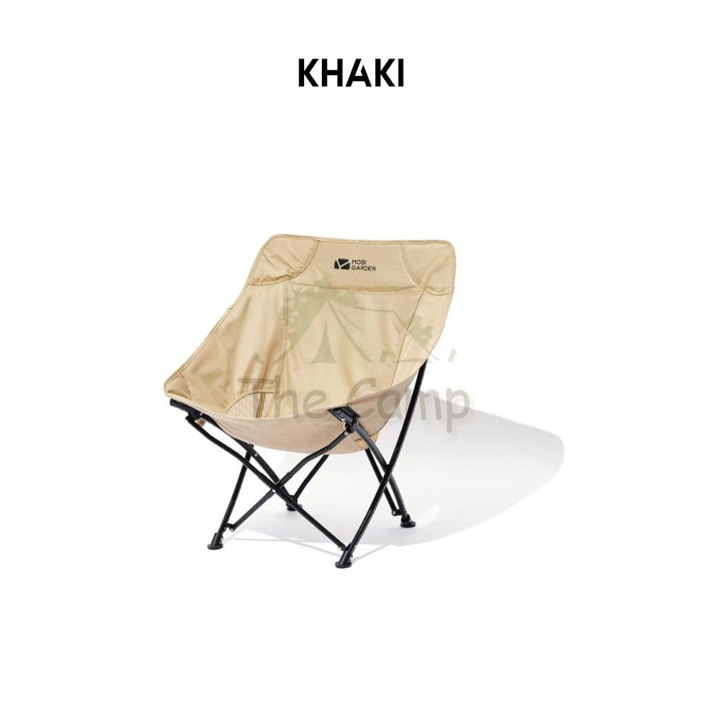 Mobi Garden Folding Chair Outdoor Portable Foldable Camping Moon Chair Aluminium Alloy Lightweight NX22665001 Naturehike