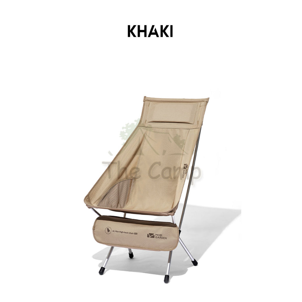 Mobi Garden Portable Moon Chair with Head Rest Outdoor Folding Foldable Camping Aluminium NX21665055 Naturehike